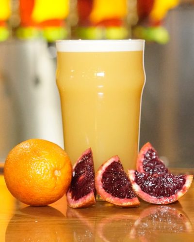 Stock Blazy Hazy bar glass oranges Blazy Hazy IPA