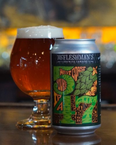 547 Double IPA can and glass 547 Double IPA